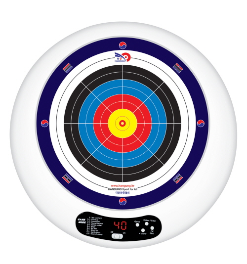 electronic magnetic dartboard archery type  Made in Korea